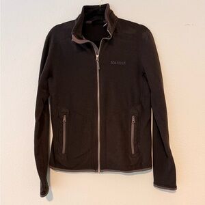 Marmot Black Fleece Jacket Womens - Size Small